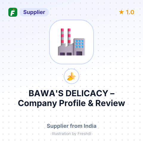 BAWA'S DELICACY – summary card, no photo uploaded yet