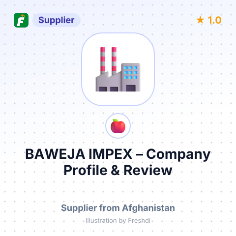 BAWEJA IMPEX – summary card, no photo uploaded yet