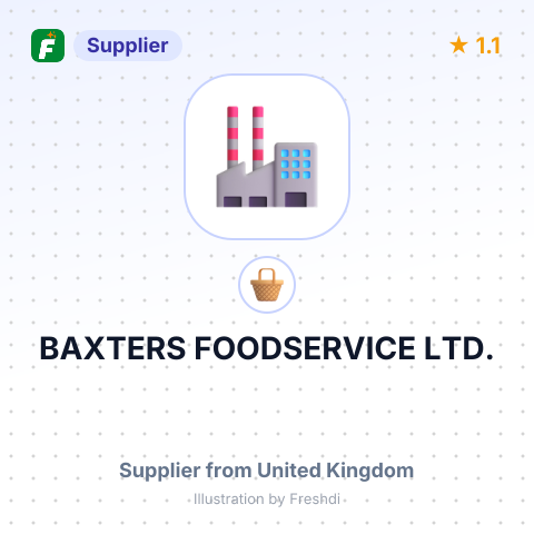 BAXTERS FOODSERVICE LTD. – summary card, no photo uploaded yet