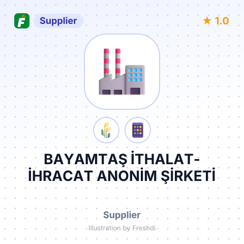 BAYAMTAŞ İTHALAT-İHRACAT ANONİM ŞİRKETİ – summary card, no photo uploaded yet