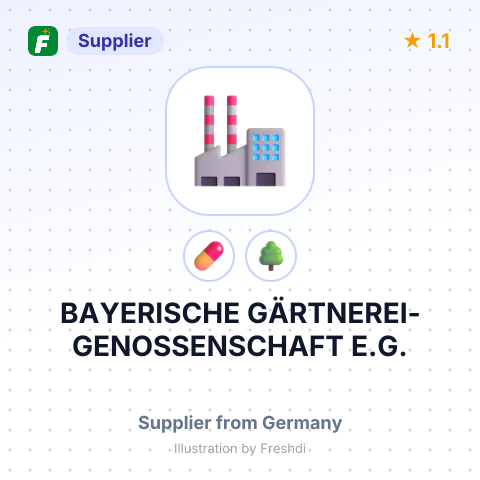BAYERISCHE GÄRTNEREI- GENOSSENSCHAFT E.G. – summary card, no photo uploaded yet