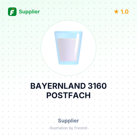 BAYERNLAND 3160 POSTFACH – summary card, no photo uploaded yet