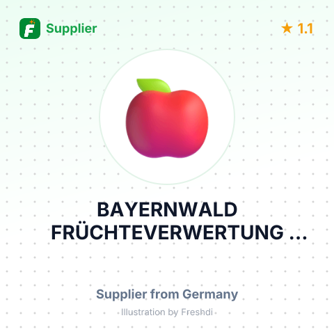 BAYERNWALD FRÜCHTEVERWERTUNG GMBH – summary card, no photo uploaded yet