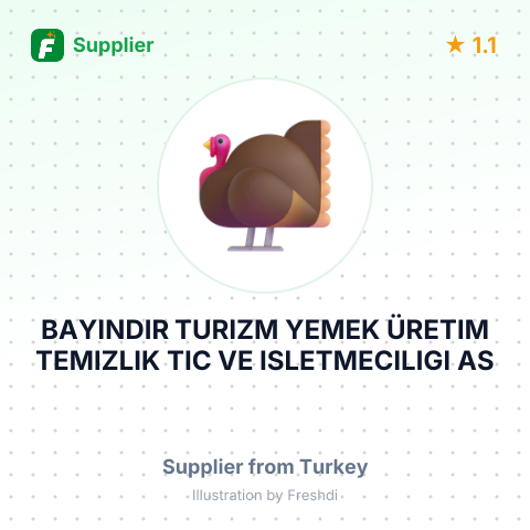 BAYINDIR TURIZM YEMEK ÜRETIM TEMIZLIK TIC VE ISLETMECILIGI AS – summary card, no photo uploaded yet