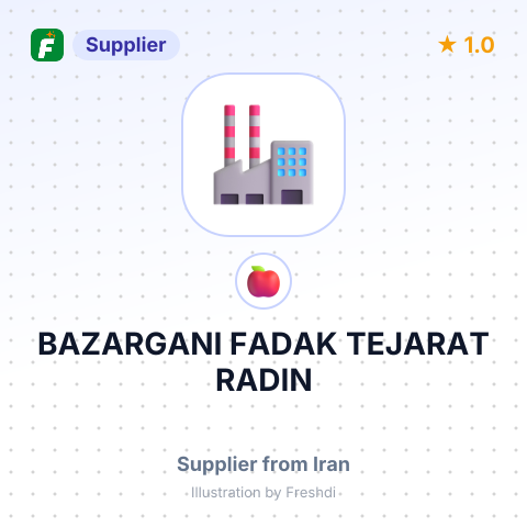 BAZARGANI FADAK TEJARAT RADIN – summary card, no photo uploaded yet