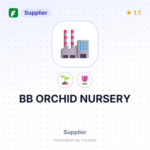 BB ORCHID NURSERY – summary card, no photo uploaded yet