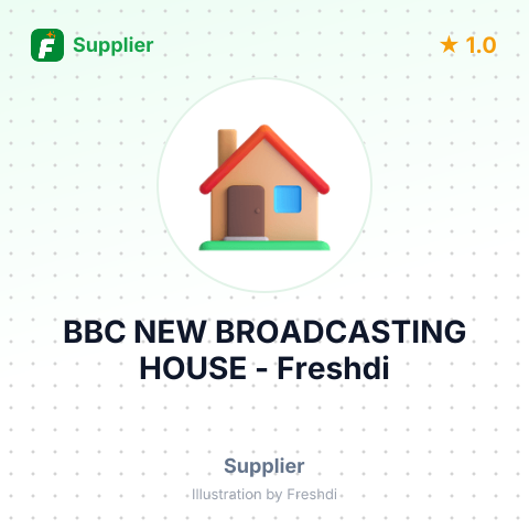 BBC NEW BROADCASTING HOUSE – summary card, no photo uploaded yet