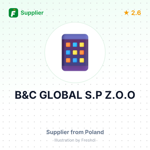 B&C GLOBAL S.P Z.O.O – summary card, no photo uploaded yet