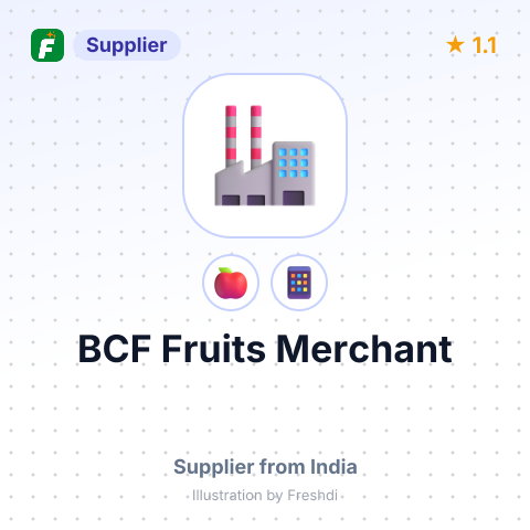 BCF Fruits Merchant  – summary card, no photo uploaded yet