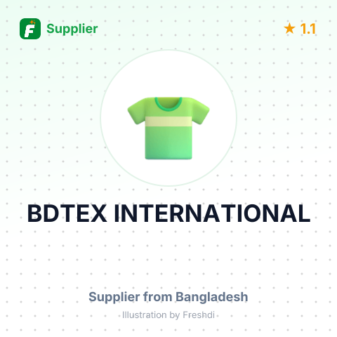 BDTEX INTERNATIONAL – summary card, no photo uploaded yet