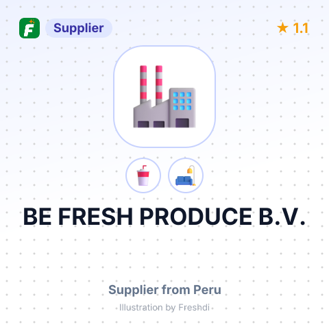 BE FRESH PRODUCE B.V. – summary card, no photo uploaded yet