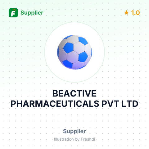 BEACTIVE PHARMACEUTICALS PVT LTD – summary card, no photo uploaded yet