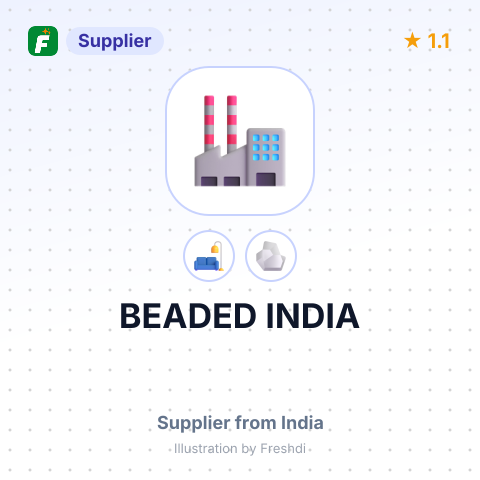 BEADED INDIA – summary card, no photo uploaded yet