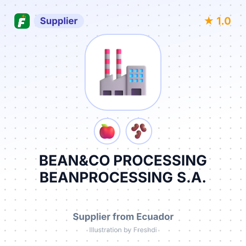BEAN&CO PROCESSING BEANPROCESSING, S.A. – summary card, no photo uploaded yet