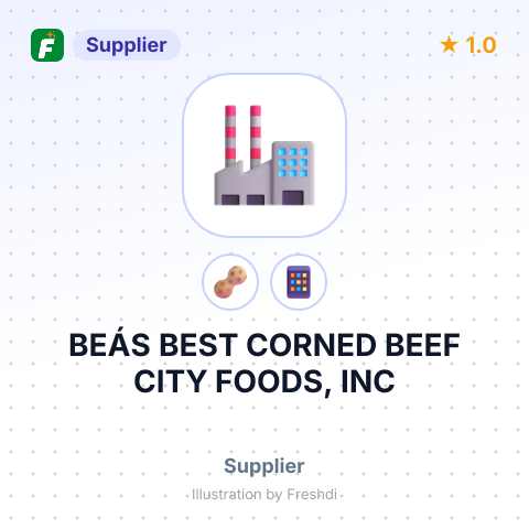 BEÁS BEST CORNED BEEF CITY FOODS, INC – summary card, no photo uploaded yet