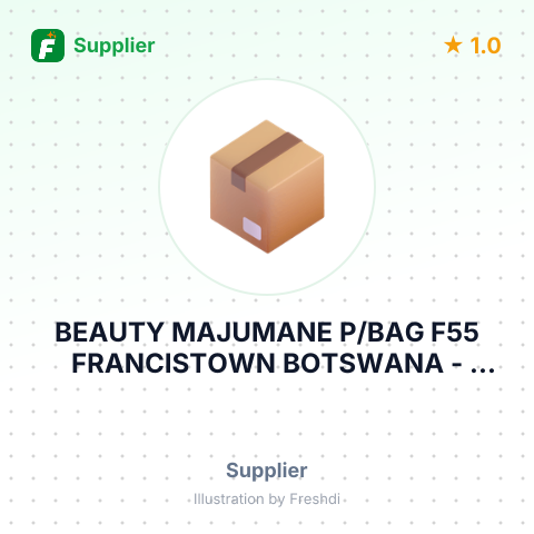 BEAUTY MAJUMANE P/BAG F55 FRANCISTOWN BOTSWANA – summary card, no photo uploaded yet
