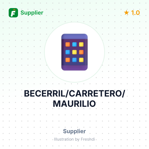 BECERRIL/CARRETERO/MAURILIO – summary card, no photo uploaded yet