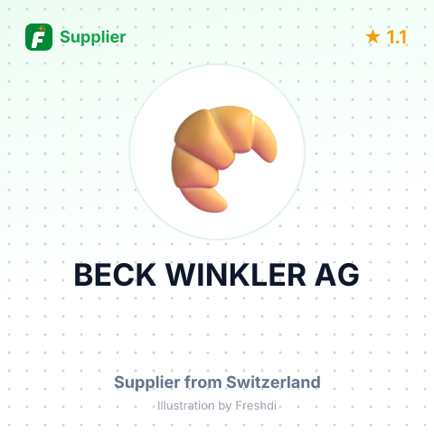 BECK WINKLER AG – summary card, no photo uploaded yet