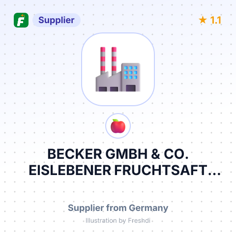 BECKER GMBH & CO. EISLEBENER FRUCHTSAFT OHG – summary card, no photo uploaded yet