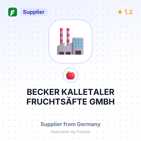 BECKER KALLETALER FRUCHTSÄFTE GMBH – summary card, no photo uploaded yet