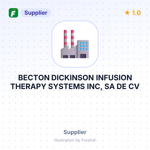 BECTON DICKINSON INFUSION THERAPY SYSTEMS INC, SA DE CV – summary card, no photo uploaded yet