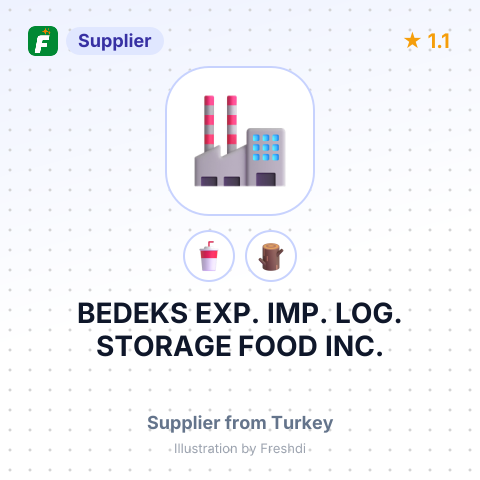 BEDEKS EXP. IMP. LOG. STORAGE FOOD INC. – summary card, no photo uploaded yet