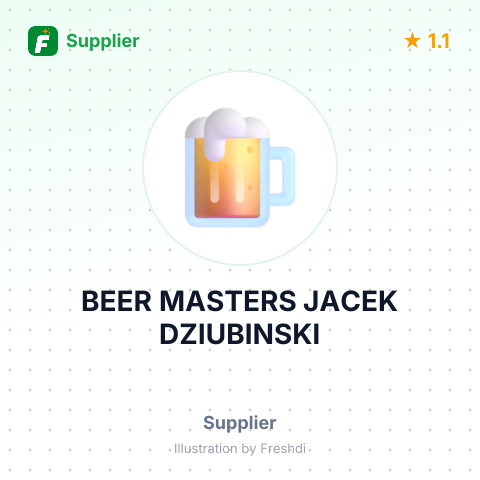 BEER MASTERS JACEK DZIUBINSKI – summary card, no photo uploaded yet