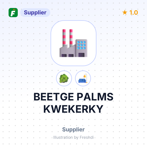 BEETGE PALMS KWEKERKY – summary card, no photo uploaded yet