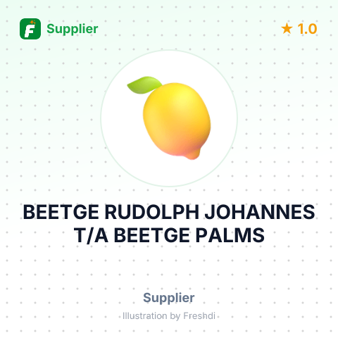 BEETGE RUDOLPH JOHANNES T/A BEETGE PALMS – summary card, no photo uploaded yet