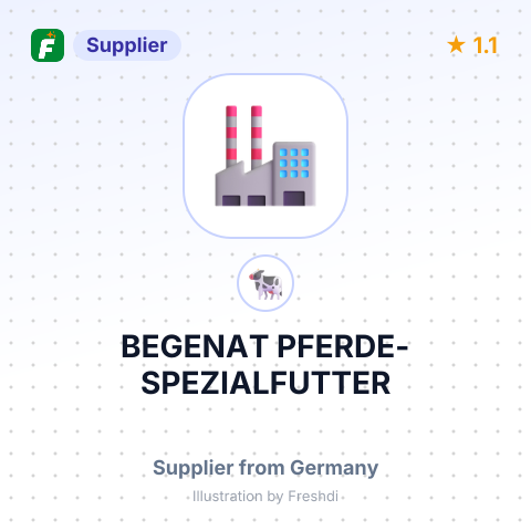 BEGENAT PFERDE-SPEZIALFUTTER – summary card, no photo uploaded yet