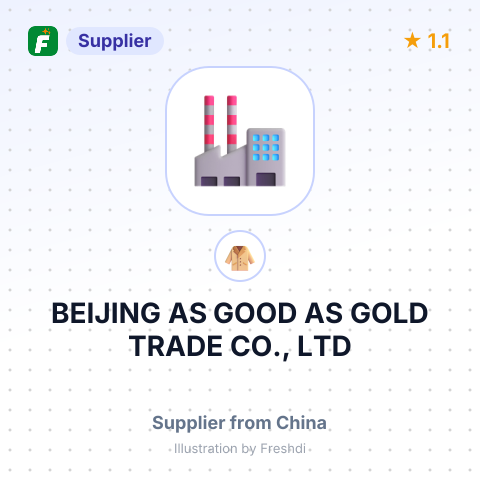 BEIJING AS GOOD AS GOLD TRADE CO., LTD – summary card, no photo uploaded yet