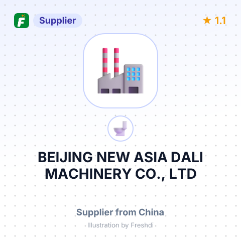 BEIJING NEW ASIA DALI MACHINERY CO., LTD – summary card, no photo uploaded yet