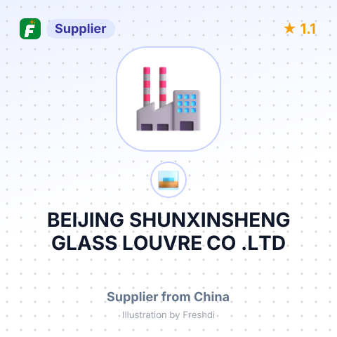 BEIJING SHUNXINSHENG GLASS LOUVRE CO .LTD – summary card, no photo uploaded yet