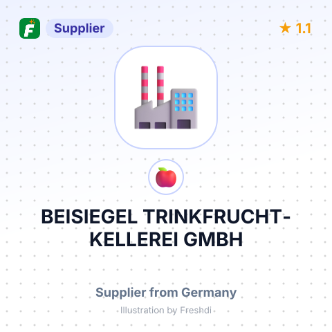 BEISIEGEL TRINKFRUCHT-KELLEREI GMBH – summary card, no photo uploaded yet