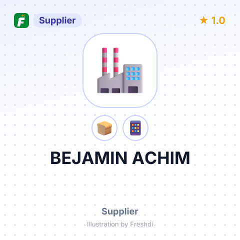 BEJAMIN ACHIM – summary card, no photo uploaded yet