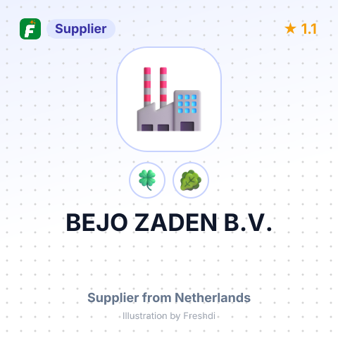 BEJO ZADEN B.V. – summary card, no photo uploaded yet