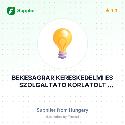 BEKESAGRAR KERESKEDELMI ES SZOLGALTATO KORLATOLT FELELOSSEGU TARSASAG – summary card, no photo uploaded yet