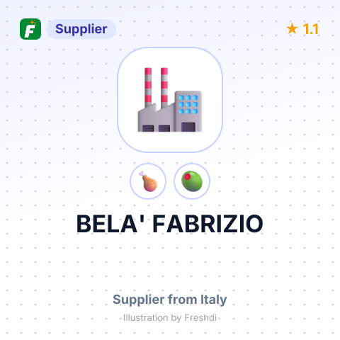 BELA' FABRIZIO – summary card, no photo uploaded yet