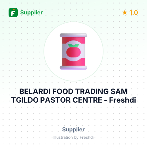 BELARDI FOOD TRADING SAM TGILDO PASTOR CENTRE – summary card, no photo uploaded yet