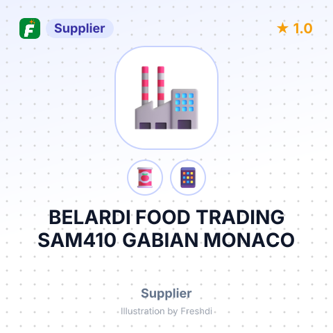BELARDI FOOD TRADING SAM410 GABIAN MONACO – summary card, no photo uploaded yet