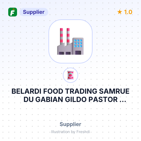 BELARDI FOOD TRADING SAMRUE DU GABIAN GILDO PASTOR CENTERMONACO – summary card, no photo uploaded yet