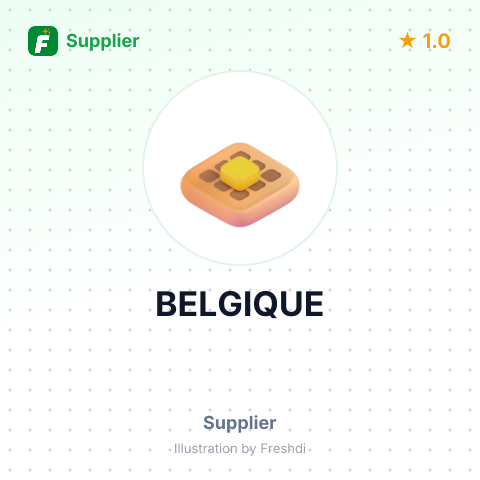 BELGIQUE – summary card, no photo uploaded yet