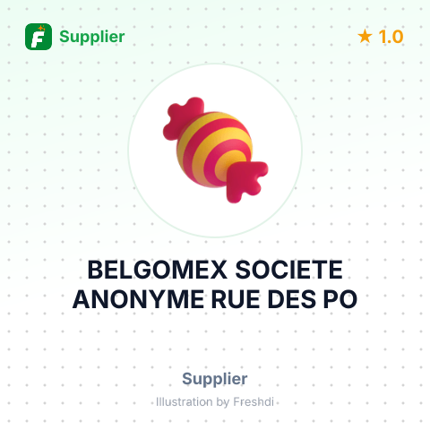 BELGOMEX SOCIETE ANONYME RUE DES PO – summary card, no photo uploaded yet
