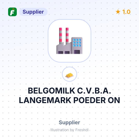BELGOMILK C.V.B.A. LANGEMARK POEDER ON – summary card, no photo uploaded yet