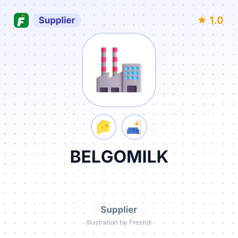 BELGOMILK – summary card, no photo uploaded yet