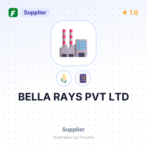 BELLA RAYS PVT LTD – summary card, no photo uploaded yet