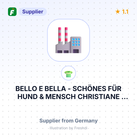 BELLO E BELLA - SCHÖNES FÜR HUND & MENSCH CHRISTIANE TRIEBSTEIN – summary card, no photo uploaded yet