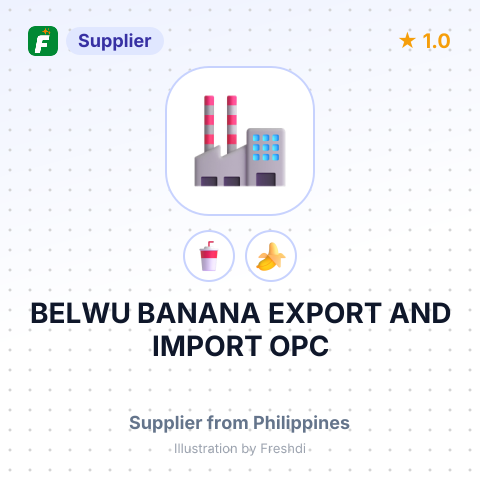 BELWU BANANA EXPORT AND IMPORT OPC – summary card, no photo uploaded yet