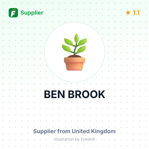BEN BROOK – summary card, no photo uploaded yet