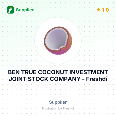 BEN TRUE COCONUT INVESTMENT JOINT STOCK COMPANY – summary card, no photo uploaded yet
